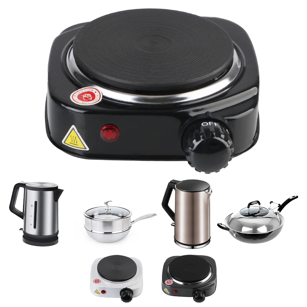 Multifunctional Kitchen Appliance Mini Electric Heater Stove Hot Cooker Plate Milk Water Coffee Heating Furnace 500W 220V - Idrilay