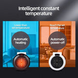 Electric Heater Portable Ptc Ceramic Hot Air Fan Household Desktop Wall Mounted Round Home Mini Appliances Winter Heater - Idrilay