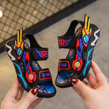 2025 New Summer Kids' Sandals Boys' Shoes – Breathable Non-Slip Soft Sole Sports Beach Sandals for Toddler Boys and Children - Idrilay