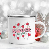 ABC I Love You Print Mug Valentine Party Juice Milk Cups Coffee Cup Camping Enamel Mugs Valentine's Day Gift for Family Friends - Idrilay