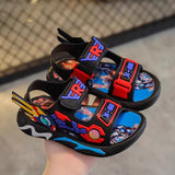 2025 New Summer Kids' Sandals Boys' Shoes – Breathable Non-Slip Soft Sole Sports Beach Sandals for Toddler Boys and Children - Idrilay