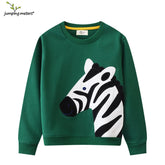 Jumping Meters 2-7T 2025 Design Boys Girls Sweatshirts Truck Cars Embroidery Hooded Shirts Kids Clothes Long Sleeve Autumn Tops