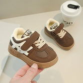 Children's Casual Cotton Shoes 2025 Autumn Winter New Boys Girls Retro Sports Shoes Kids Toddler Non-Slip Comfortable Sneakers - Idrilay