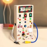Kids Early Education Toys Electronic Led Light Baby Wooden Sensory Busy Board Montessori For Toddler Christmas Gifts