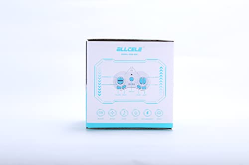 ALLCELE Robot Toys, Rechargeable Kids RC Robots for Girls & Boys, Remote Control Toy with LED Eyes & Music, for Children Age 3+ Years Old - Pink