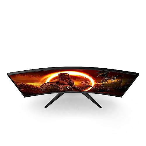 AOC Gaming Q27G2E - 27 INch QHD Monitor, 155Hz, 1ms MPRT, VA, FreeSync Premium, Shadow control, Low Input lag (2560 x 1440 @ 155Hz, 250 cd/m², HDMI 2.0 x 2, DisplayPort 1.2x1)