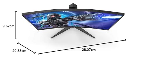 AOC Gaming Q27G2E - 27 INch QHD Monitor, 155Hz, 1ms MPRT, VA, FreeSync Premium, Shadow control, Low Input lag (2560 x 1440 @ 155Hz, 250 cd/m², HDMI 2.0 x 2, DisplayPort 1.2x1)