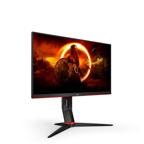 AOC Gaming Q27G2E - 27 INch QHD Monitor, 155Hz, 1ms MPRT, VA, FreeSync Premium, Shadow control, Low Input lag (2560 x 1440 @ 155Hz, 250 cd/m², HDMI 2.0 x 2, DisplayPort 1.2x1)