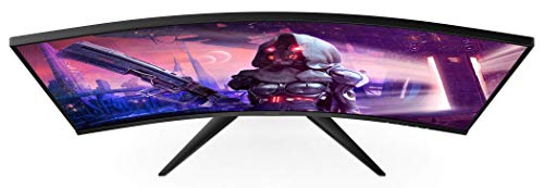 AOC Gaming Q27G2E - 27 INch QHD Monitor, 155Hz, 1ms MPRT, VA, FreeSync Premium, Shadow control, Low Input lag (2560 x 1440 @ 155Hz, 250 cd/m², HDMI 2.0 x 2, DisplayPort 1.2x1)