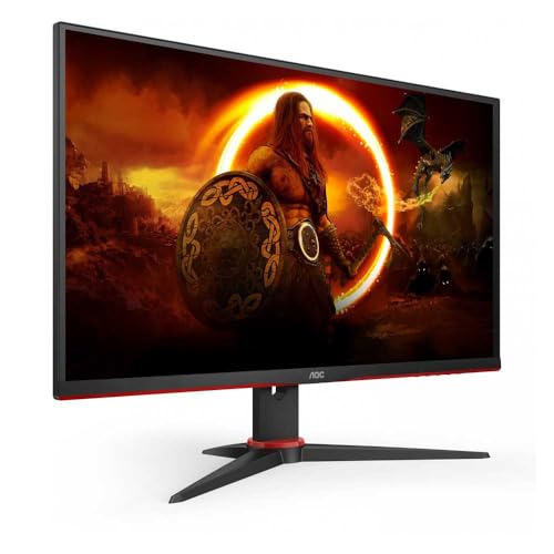 AOC Gaming Q27G2E - 27 INch QHD Monitor, 155Hz, 1ms MPRT, VA, FreeSync Premium, Shadow control, Low Input lag (2560 x 1440 @ 155Hz, 250 cd/m², HDMI 2.0 x 2, DisplayPort 1.2x1)