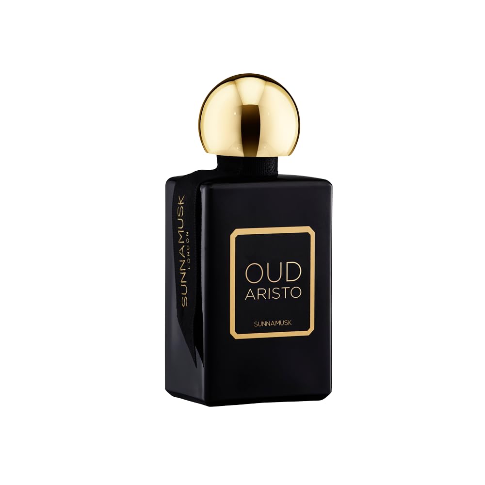 Sunnamusk London Oud Aristo Eau De Parfum, Male, Amber Fragrance, Perfume, Luxury Fragrance (50ml)