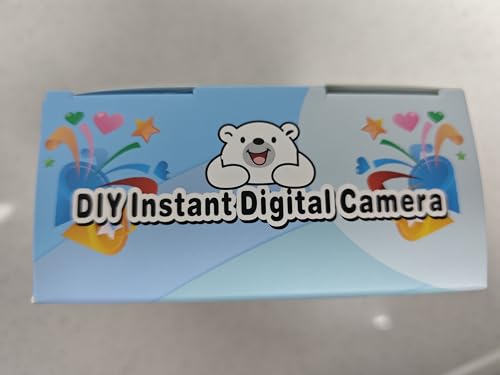 Gofunly Kids Camera Instant Print, 2.4'' Instant Camera for Kids with 32G Card & Print Photo Paper, 1080P HD Video Kids Digital Toddler Toy Camera, Christmas Birthday Gift for Girls Age 3-12 Years Old