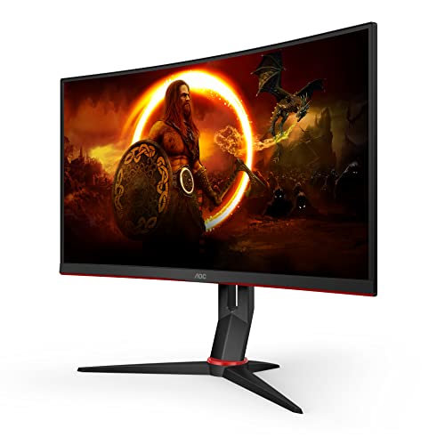 AOC Gaming Q27G2E - 27 INch QHD Monitor, 155Hz, 1ms MPRT, VA, FreeSync Premium, Shadow control, Low Input lag (2560 x 1440 @ 155Hz, 250 cd/m², HDMI 2.0 x 2, DisplayPort 1.2x1)