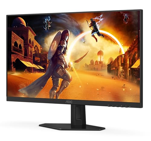 AOC Gaming Q27G2E - 27 INch QHD Monitor, 155Hz, 1ms MPRT, VA, FreeSync Premium, Shadow control, Low Input lag (2560 x 1440 @ 155Hz, 250 cd/m², HDMI 2.0 x 2, DisplayPort 1.2x1)