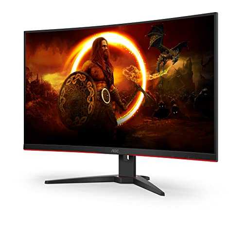 AOC Gaming Q27G2E - 27 INch QHD Monitor, 155Hz, 1ms MPRT, VA, FreeSync Premium, Shadow control, Low Input lag (2560 x 1440 @ 155Hz, 250 cd/m², HDMI 2.0 x 2, DisplayPort 1.2x1)