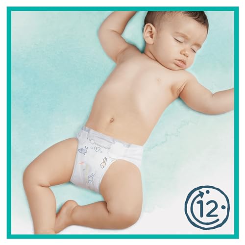 Pampers Harmonie Nappies Size 2, 204 Nappies, 4kg-8kg, Gentle Skin Protection Cushiony Soft