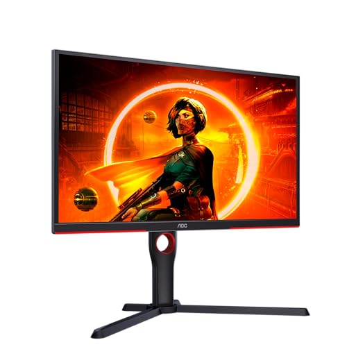 AOC Gaming Q27G2E - 27 INch QHD Monitor, 155Hz, 1ms MPRT, VA, FreeSync Premium, Shadow control, Low Input lag (2560 x 1440 @ 155Hz, 250 cd/m², HDMI 2.0 x 2, DisplayPort 1.2x1)