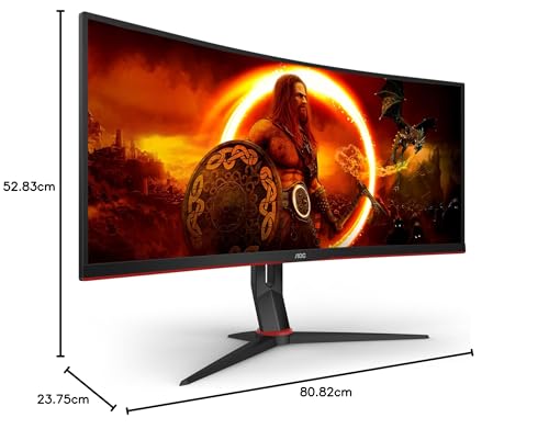 AOC Gaming Q27G2E - 27 INch QHD Monitor, 155Hz, 1ms MPRT, VA, FreeSync Premium, Shadow control, Low Input lag (2560 x 1440 @ 155Hz, 250 cd/m², HDMI 2.0 x 2, DisplayPort 1.2x1)