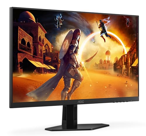 AOC Gaming Q27G2E - 27 INch QHD Monitor, 155Hz, 1ms MPRT, VA, FreeSync Premium, Shadow control, Low Input lag (2560 x 1440 @ 155Hz, 250 cd/m², HDMI 2.0 x 2, DisplayPort 1.2x1)