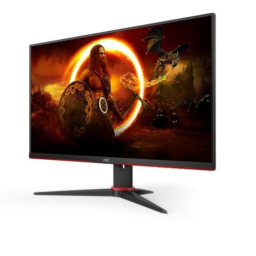 AOC Gaming Q27G2E - 27 INch QHD Monitor, 155Hz, 1ms MPRT, VA, FreeSync Premium, Shadow control, Low Input lag (2560 x 1440 @ 155Hz, 250 cd/m², HDMI 2.0 x 2, DisplayPort 1.2x1)