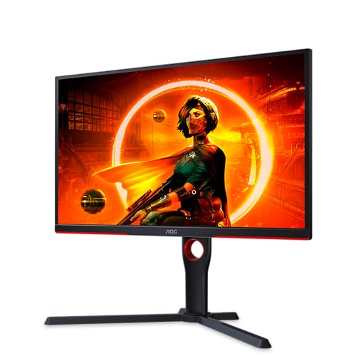 AOC Gaming Q27G2E - 27 INch QHD Monitor, 155Hz, 1ms MPRT, VA, FreeSync Premium, Shadow control, Low Input lag (2560 x 1440 @ 155Hz, 250 cd/m², HDMI 2.0 x 2, DisplayPort 1.2x1)