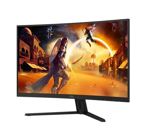 AOC Gaming Q27G2E - 27 INch QHD Monitor, 155Hz, 1ms MPRT, VA, FreeSync Premium, Shadow control, Low Input lag (2560 x 1440 @ 155Hz, 250 cd/m², HDMI 2.0 x 2, DisplayPort 1.2x1)