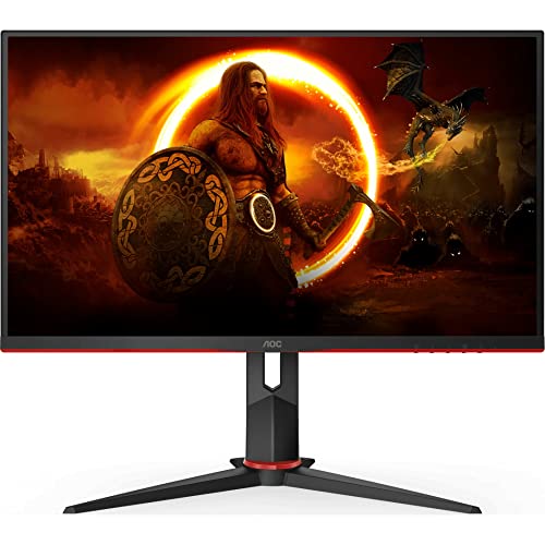 AOC Gaming Q27G2E - 27 INch QHD Monitor, 155Hz, 1ms MPRT, VA, FreeSync Premium, Shadow control, Low Input lag (2560 x 1440 @ 155Hz, 250 cd/m², HDMI 2.0 x 2, DisplayPort 1.2x1)