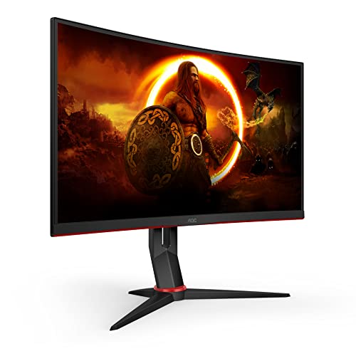 AOC Gaming Q27G2E - 27 INch QHD Monitor, 155Hz, 1ms MPRT, VA, FreeSync Premium, Shadow control, Low Input lag (2560 x 1440 @ 155Hz, 250 cd/m², HDMI 2.0 x 2, DisplayPort 1.2x1)