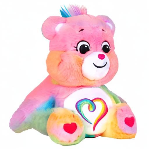 Care Bears | Togetherness Bear 35cm Medium Plush | Collectable Cute Plush Toy, Cuddly Toys for Children, Soft Toys for Girls Boys, Cute Teddies Suitable for Girls and Boys Ages 4+ | Basic Fun 22077