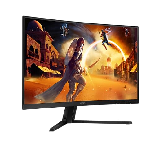 AOC Gaming Q27G2E - 27 INch QHD Monitor, 155Hz, 1ms MPRT, VA, FreeSync Premium, Shadow control, Low Input lag (2560 x 1440 @ 155Hz, 250 cd/m², HDMI 2.0 x 2, DisplayPort 1.2x1)