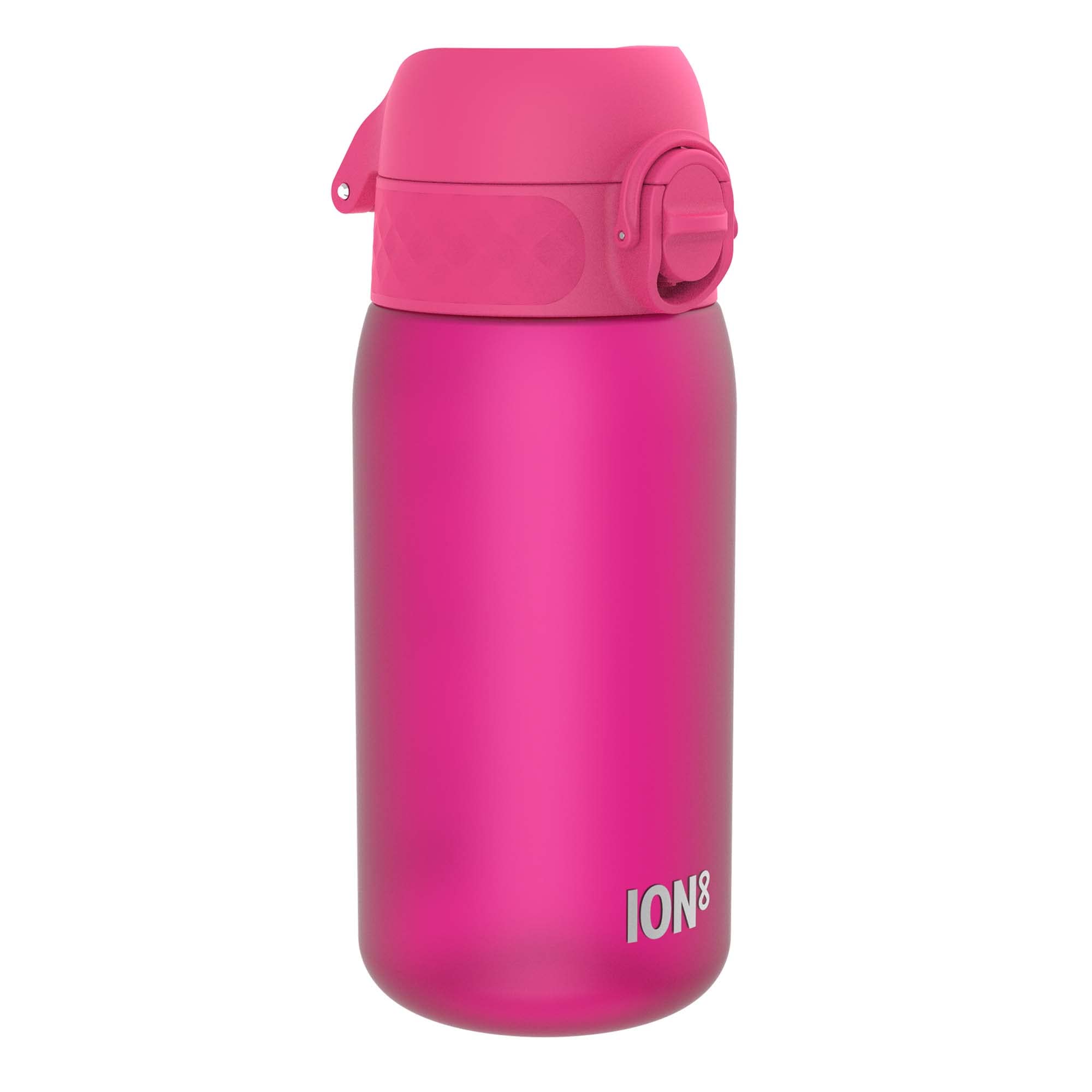 Ion8 Kids Water Bottle (350ml) Leak-proof Drinking Bottle, Triple Lock Lid to Prevent Spills, Easy to Clean & BPA Free, Carry Handle with Full Flip Lid, Ideal for Little Hands & Lunch Boxes