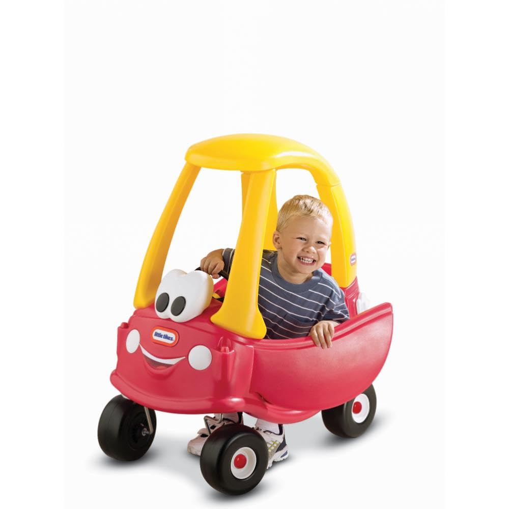 Little Tikes Dino Cozy Coupe Car. Kids Ride-On, Foot to Floor Slider, Mini Vehicle Push Car With Real Working Horn, Clicking Ignition Switch & Petrol Cap. For Ages 18 Months+