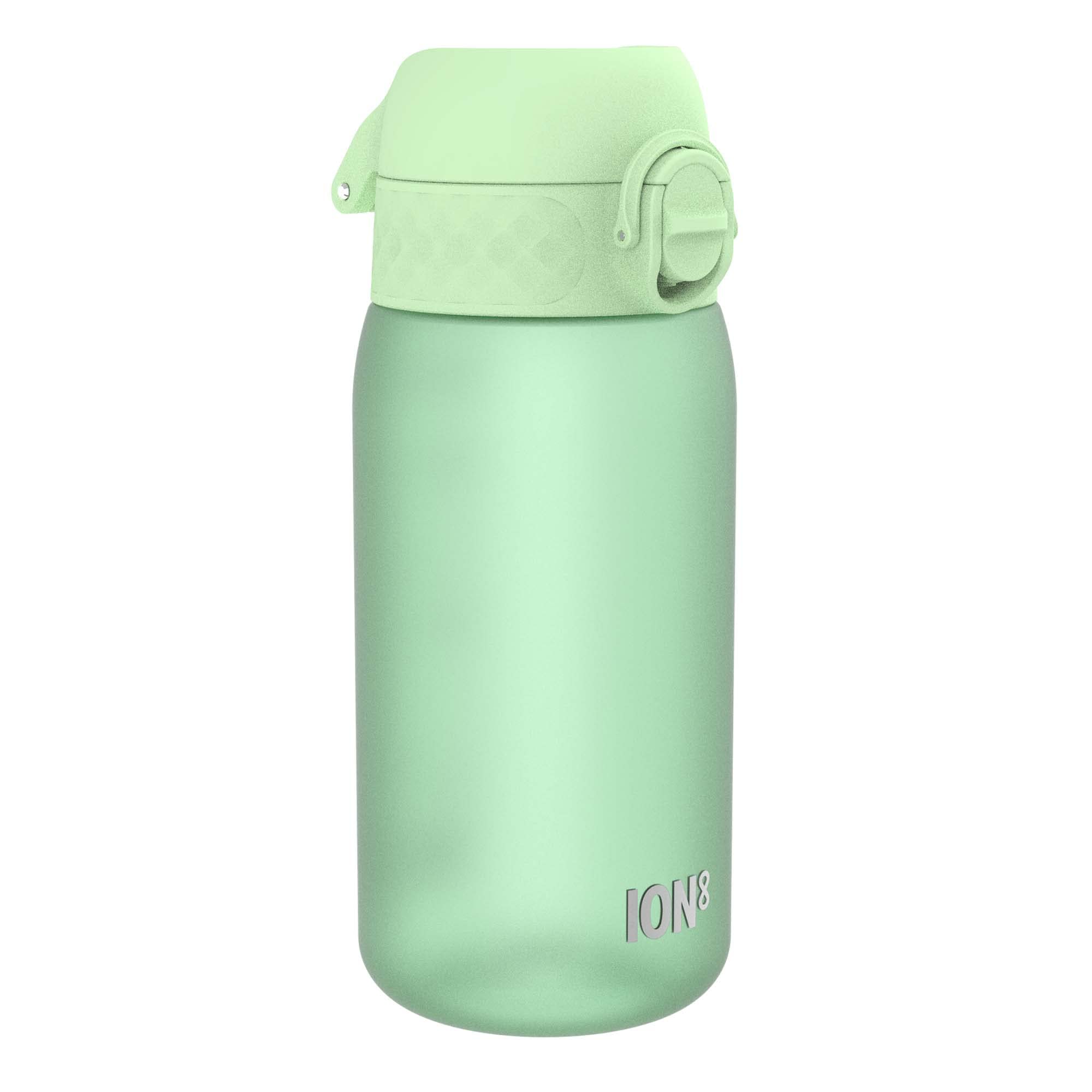 Ion8 Kids Water Bottle (350ml) Leak-proof Drinking Bottle, Triple Lock Lid to Prevent Spills, Easy to Clean & BPA Free, Carry Handle with Full Flip Lid, Ideal for Little Hands & Lunch Boxes