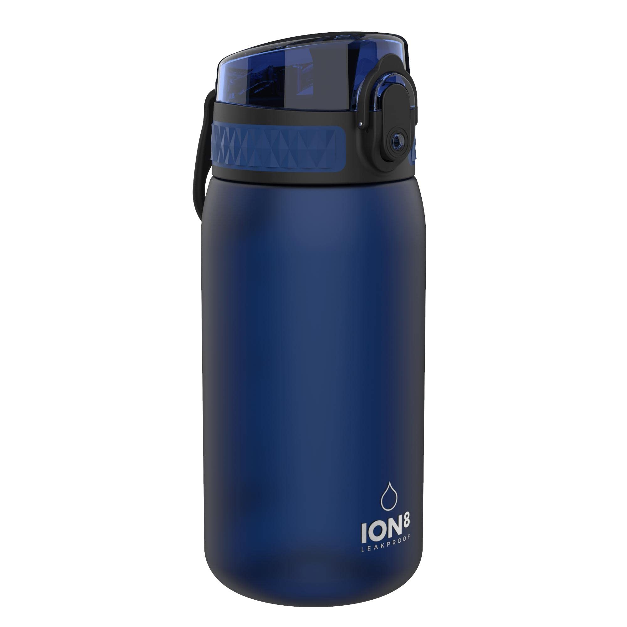 Ion8 Kids Water Bottle (350ml) Leak-proof Drinking Bottle, Triple Lock Lid to Prevent Spills, Easy to Clean & BPA Free, Carry Handle with Full Flip Lid, Ideal for Little Hands & Lunch Boxes