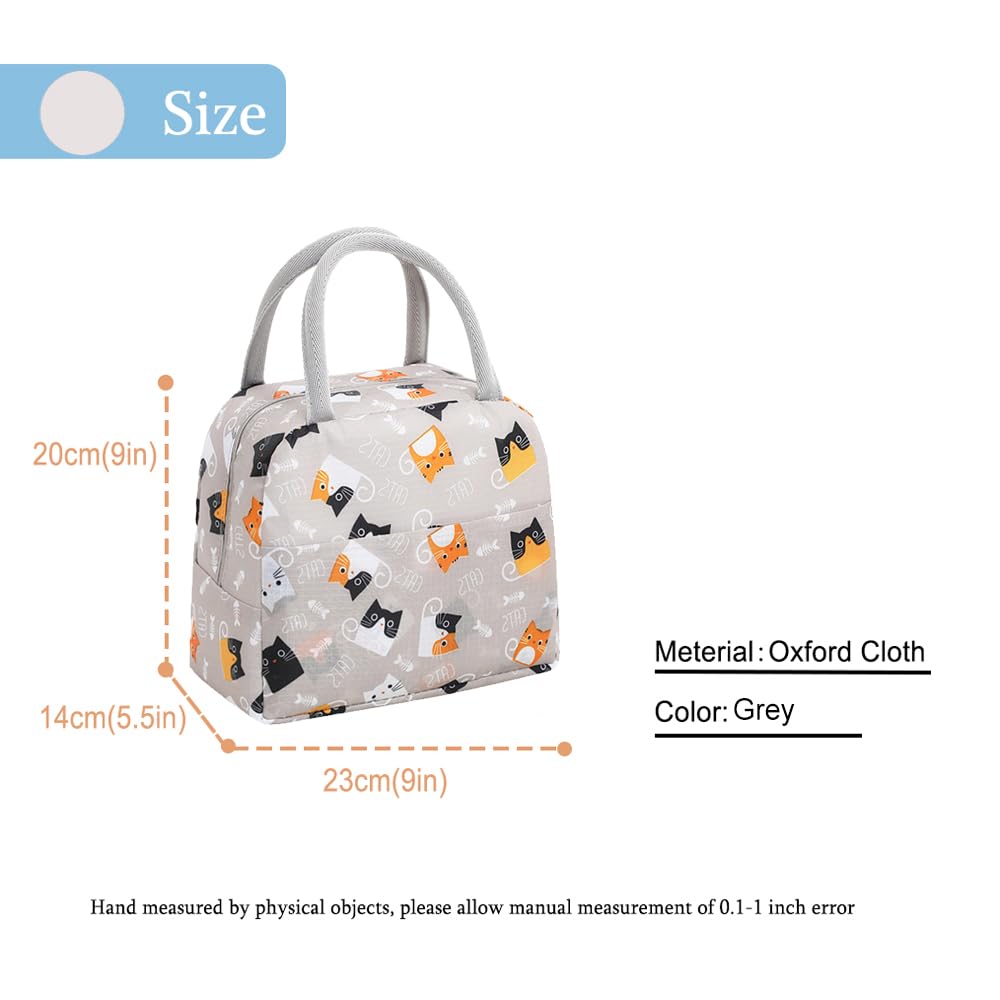 Insulated Lunch Bag Tote Bag for Women Wide Open Insulated Cooler Bag Water-resistant Thermal Leak-Proof Lunch Organizer For Men Girls Outdoor Picnic Work