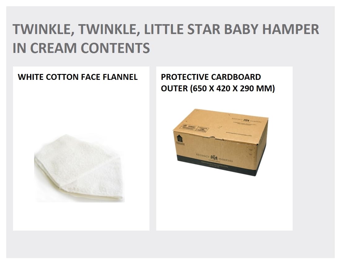 Twinkle, Twinkle, Little Star Baby Hamper in Cream