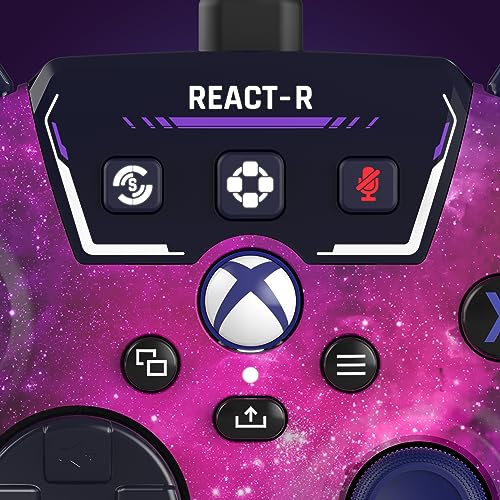 Turtle Beach React-R Red Wired Gaming Controller with Audio Controls, Mappable Buttons & Textured Grips for Xbox Series X|S, Xbox One & PC [Officially Licensed for Xbox]