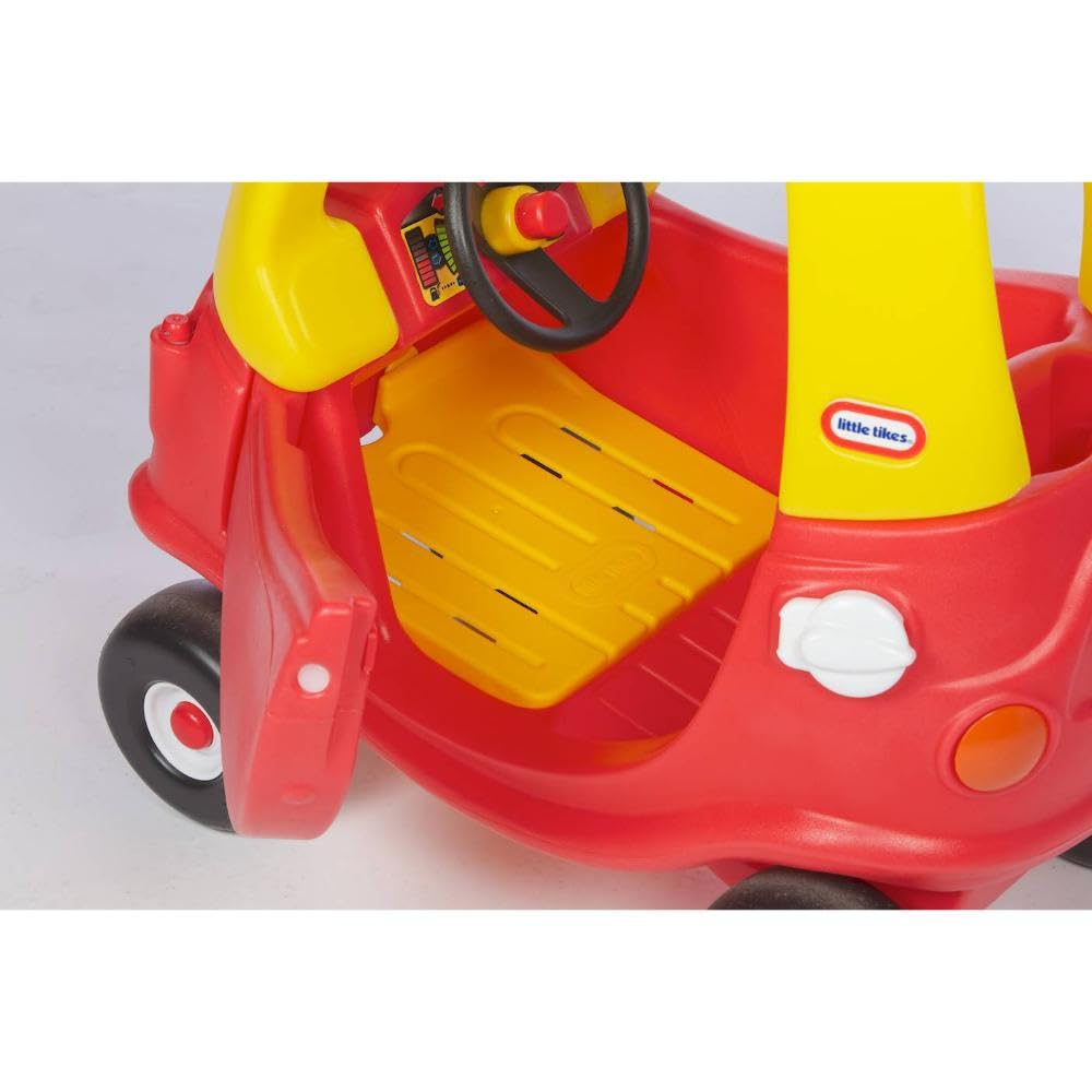 Little Tikes Dino Cozy Coupe Car. Kids Ride-On, Foot to Floor Slider, Mini Vehicle Push Car With Real Working Horn, Clicking Ignition Switch & Petrol Cap. For Ages 18 Months+