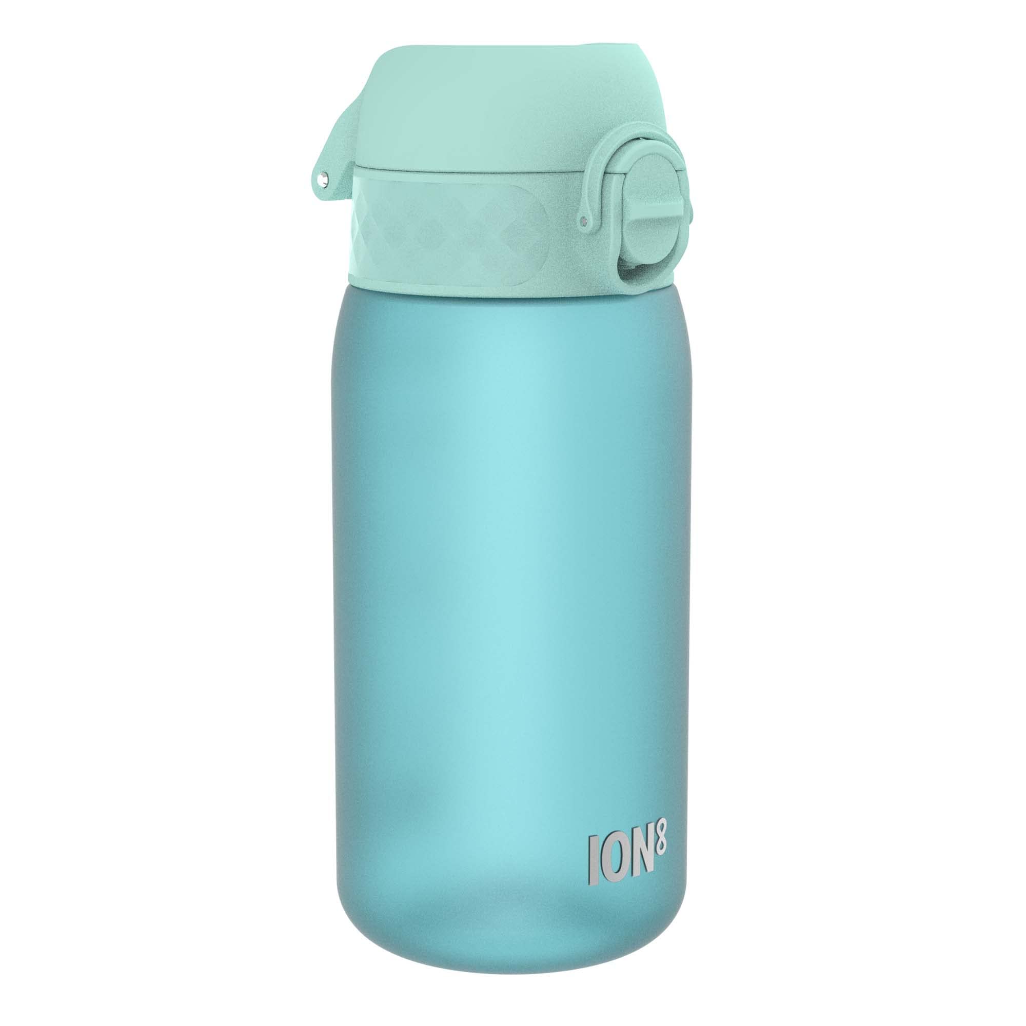 Ion8 Kids Water Bottle (350ml) Leak-proof Drinking Bottle, Triple Lock Lid to Prevent Spills, Easy to Clean & BPA Free, Carry Handle with Full Flip Lid, Ideal for Little Hands & Lunch Boxes