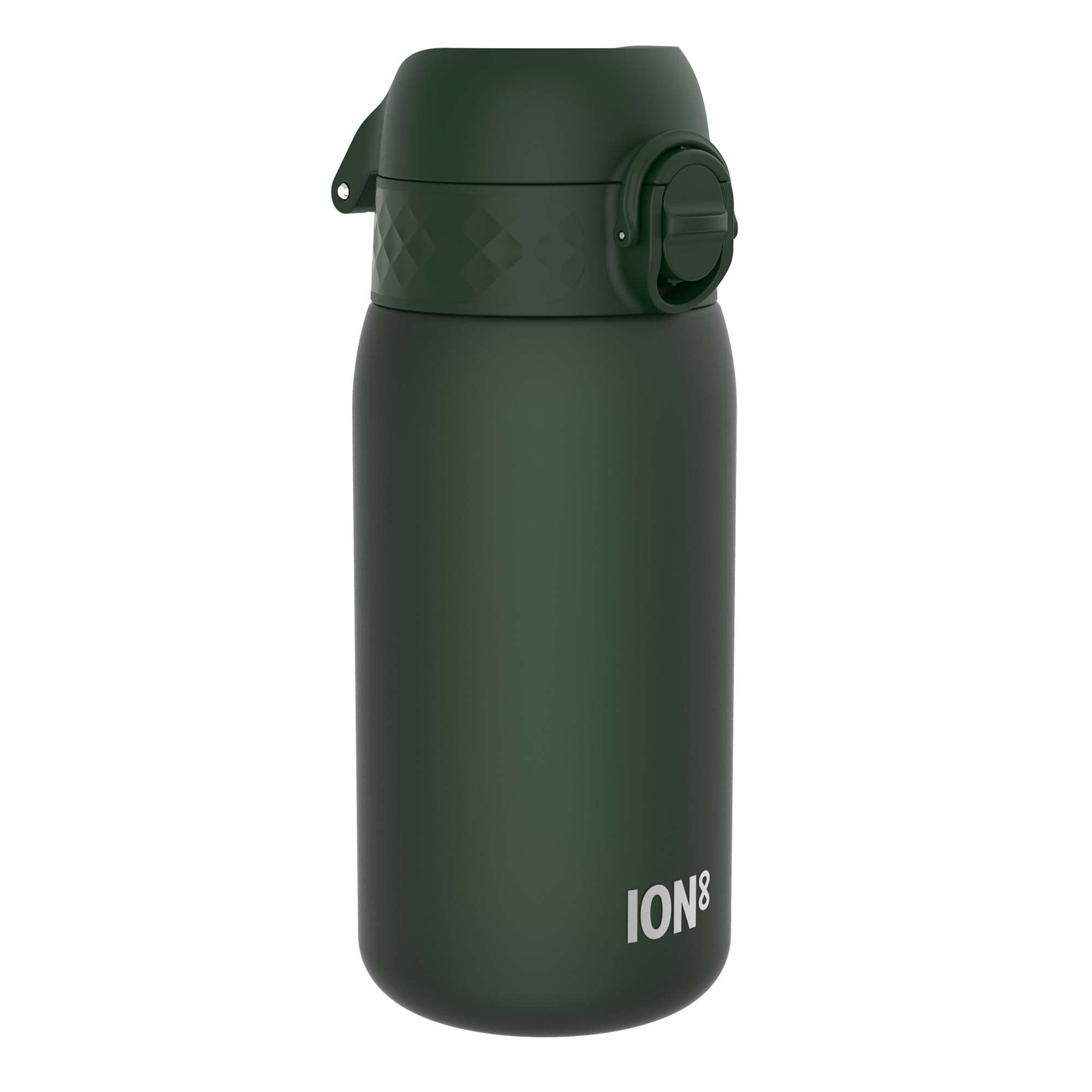 Ion8 Kids Water Bottle (350ml) Leak-proof Drinking Bottle, Triple Lock Lid to Prevent Spills, Easy to Clean & BPA Free, Carry Handle with Full Flip Lid, Ideal for Little Hands & Lunch Boxes