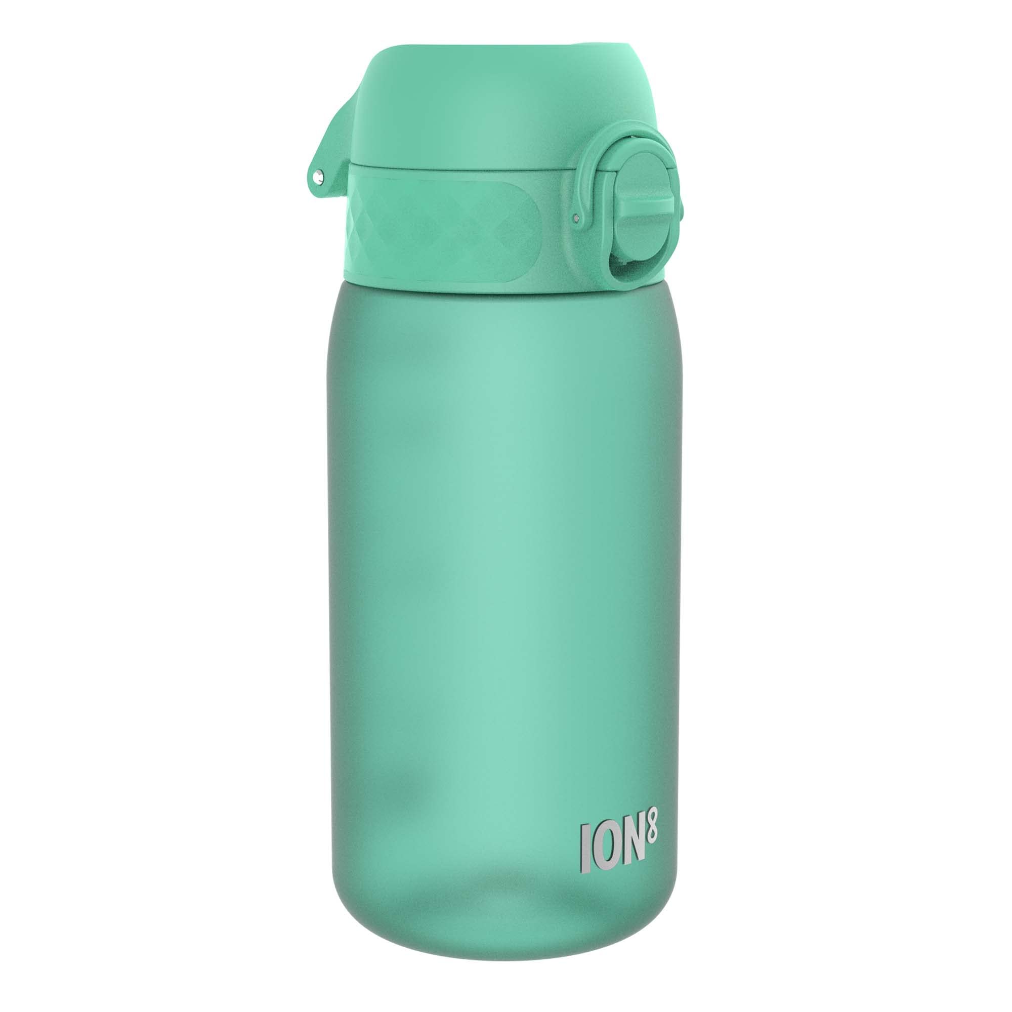 Ion8 Kids Water Bottle (350ml) Leak-proof Drinking Bottle, Triple Lock Lid to Prevent Spills, Easy to Clean & BPA Free, Carry Handle with Full Flip Lid, Ideal for Little Hands & Lunch Boxes