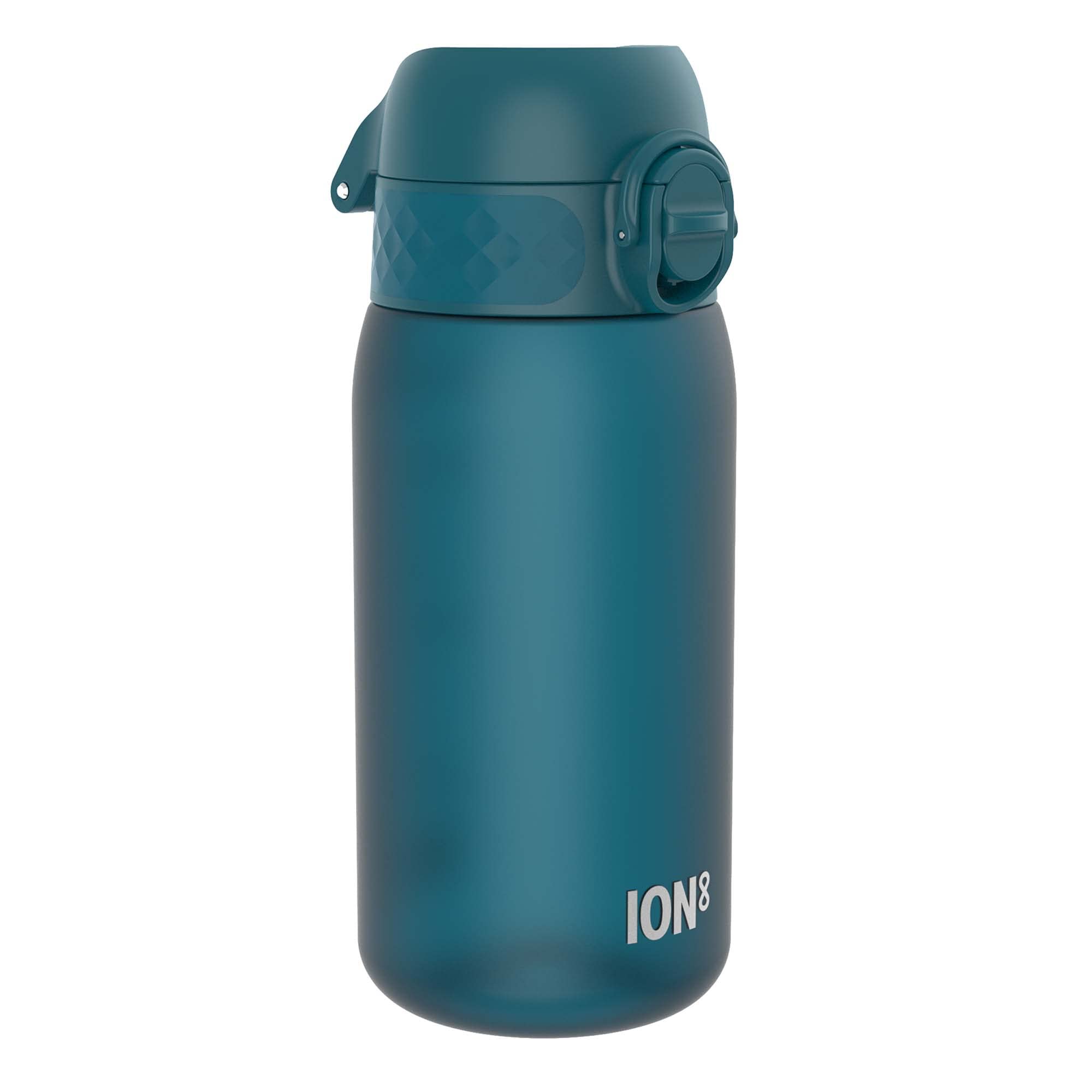 Ion8 Kids Water Bottle (350ml) Leak-proof Drinking Bottle, Triple Lock Lid to Prevent Spills, Easy to Clean & BPA Free, Carry Handle with Full Flip Lid, Ideal for Little Hands & Lunch Boxes