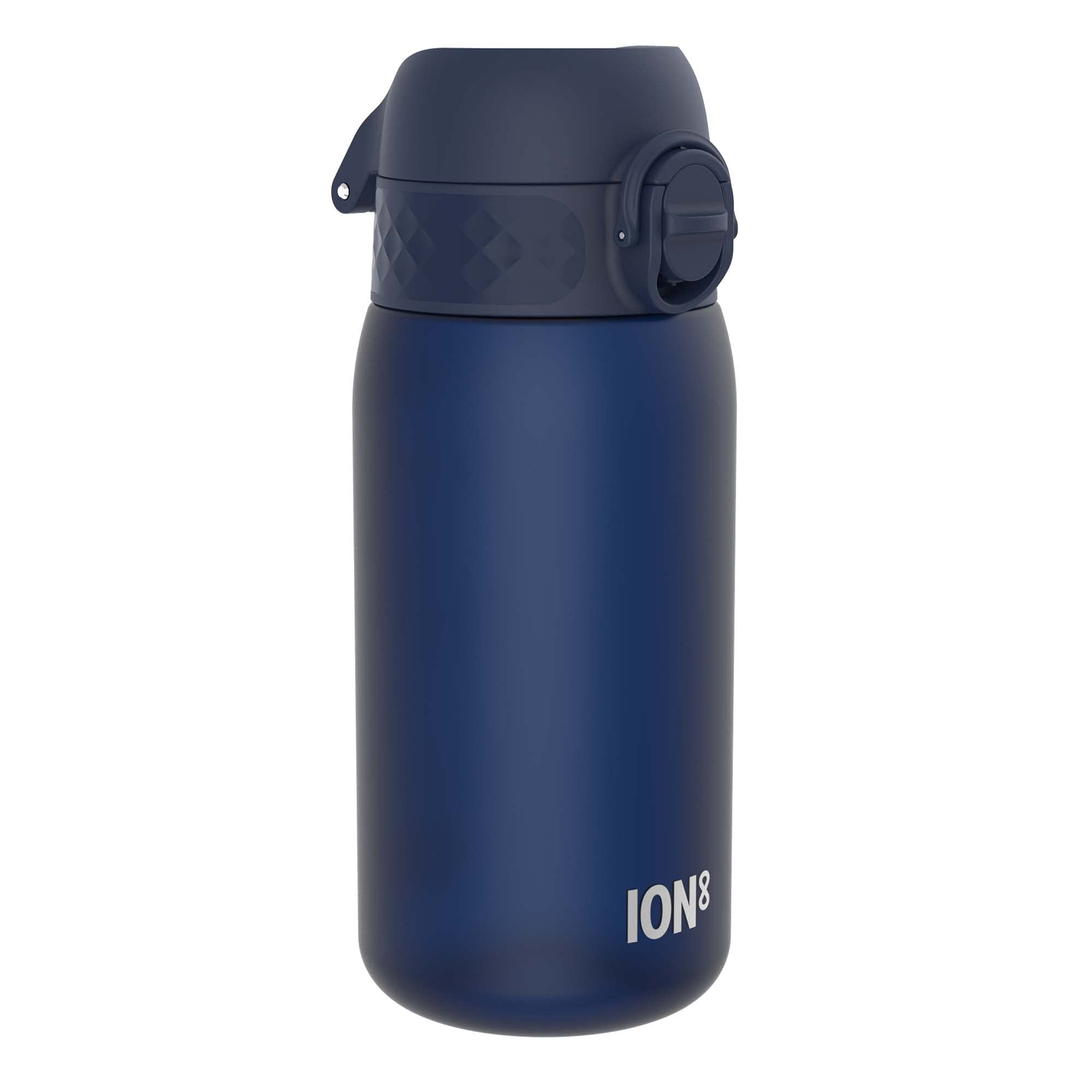 Ion8 Kids Water Bottle (350ml) Leak-proof Drinking Bottle, Triple Lock Lid to Prevent Spills, Easy to Clean & BPA Free, Carry Handle with Full Flip Lid, Ideal for Little Hands & Lunch Boxes