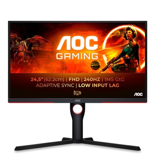 AOC Gaming Q27G2E - 27 INch QHD Monitor, 155Hz, 1ms MPRT, VA, FreeSync Premium, Shadow control, Low Input lag (2560 x 1440 @ 155Hz, 250 cd/m², HDMI 2.0 x 2, DisplayPort 1.2x1)