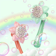 Portable Bubble Sunflower Shape Bubble Machine Toy