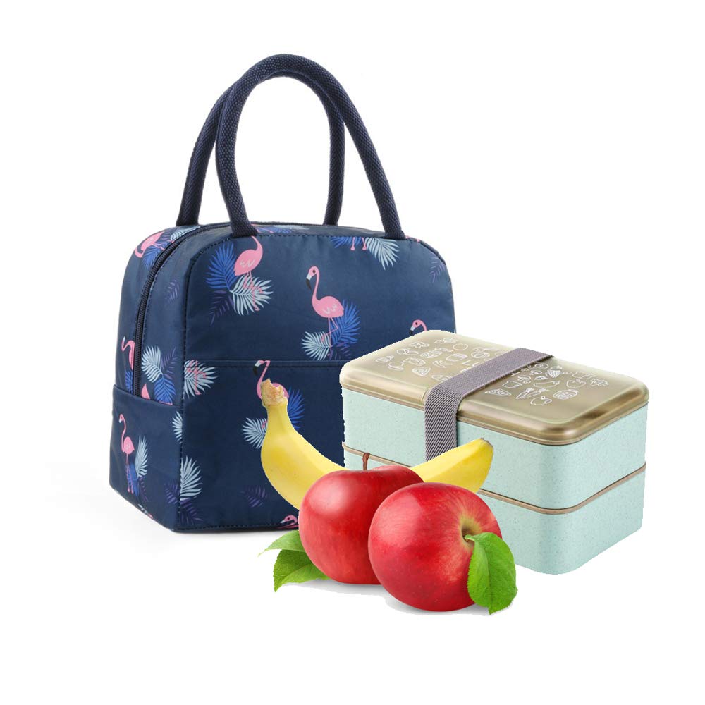 Insulated Lunch Bag Tote Bag for Women Wide Open Insulated Cooler Bag Water-resistant Thermal Leak-Proof Lunch Organizer For Men Girls Outdoor Picnic Work