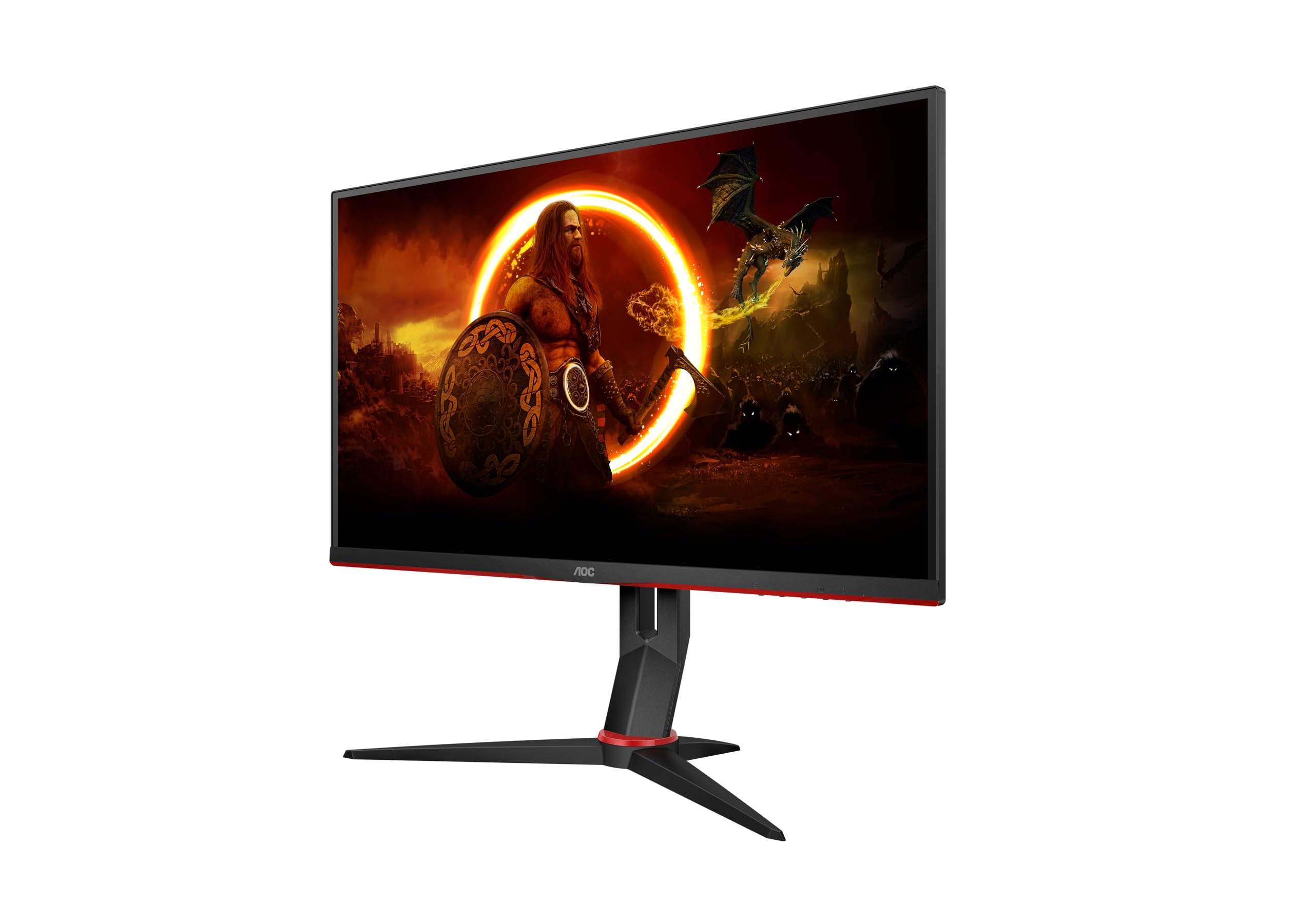 AOC Gaming Q27G2E - 27 INch QHD Monitor, 155Hz, 1ms MPRT, VA, FreeSync Premium, Shadow control, Low Input lag (2560 x 1440 @ 155Hz, 250 cd/m², HDMI 2.0 x 2, DisplayPort 1.2x1)