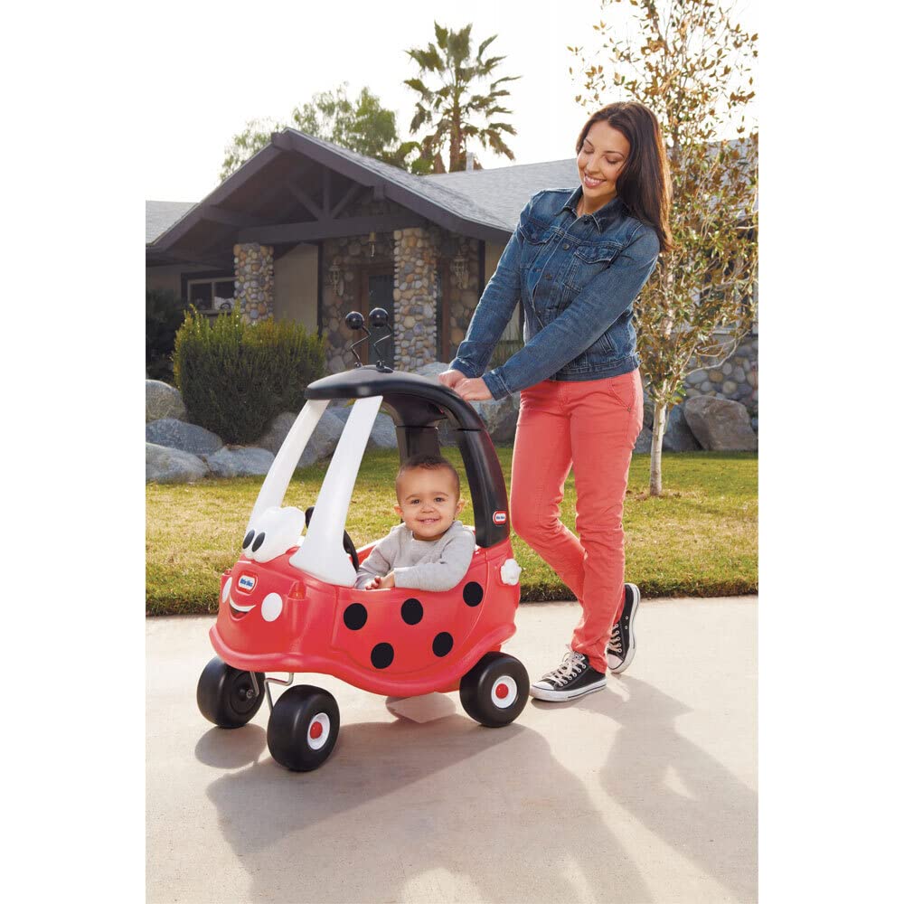 Little Tikes Dino Cozy Coupe Car. Kids Ride-On, Foot to Floor Slider, Mini Vehicle Push Car With Real Working Horn, Clicking Ignition Switch & Petrol Cap. For Ages 18 Months+