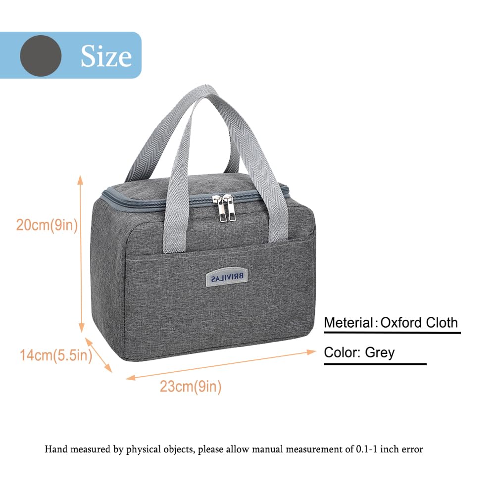 Insulated Lunch Bag Tote Bag for Women Wide Open Insulated Cooler Bag Water-resistant Thermal Leak-Proof Lunch Organizer For Men Girls Outdoor Picnic Work