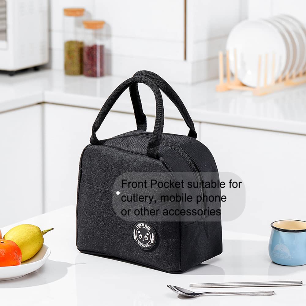 Insulated Lunch Bag Tote Bag for Women Wide Open Insulated Cooler Bag Water-resistant Thermal Leak-Proof Lunch Organizer For Men Girls Outdoor Picnic Work